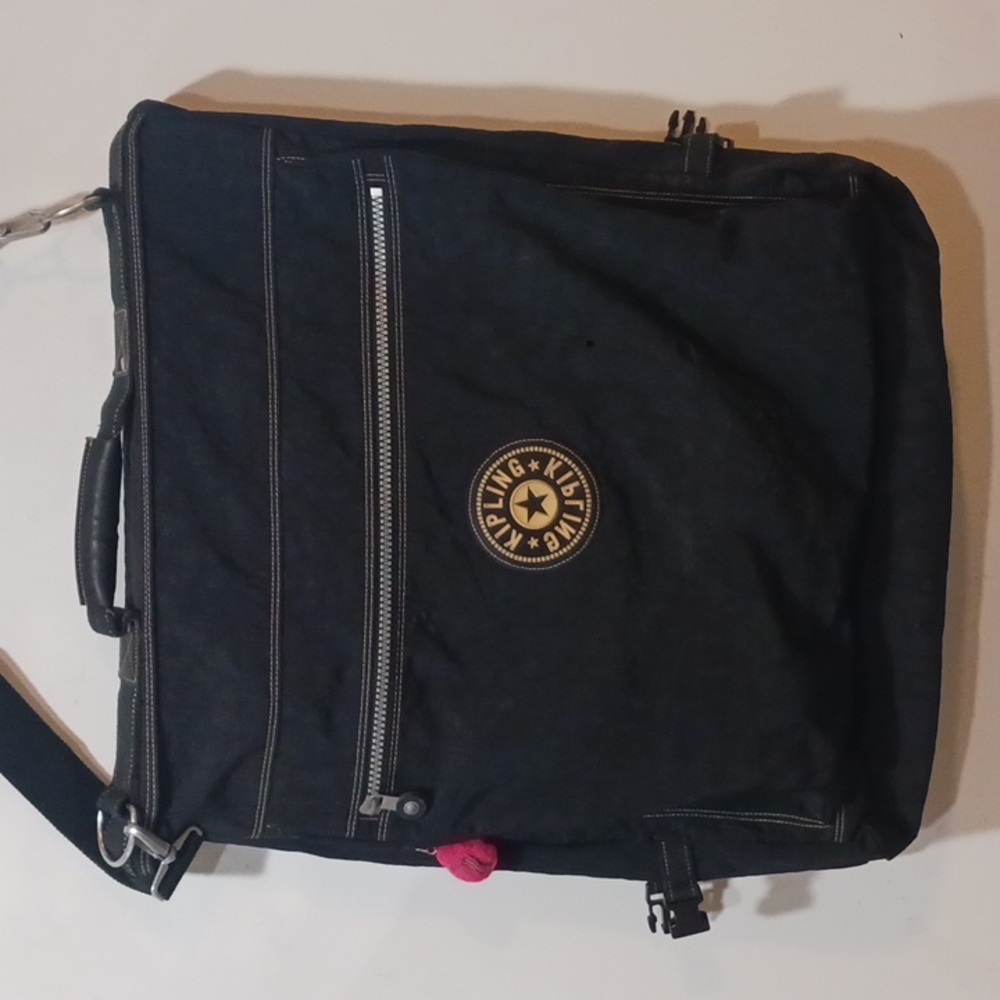 Kipling Black Nylon Garment Bag Gem